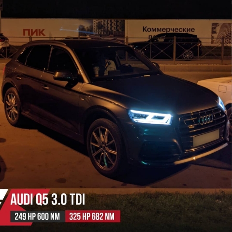 Чип тюнинг Audi Q5 FY 3.0TDI CVMD 249hp 